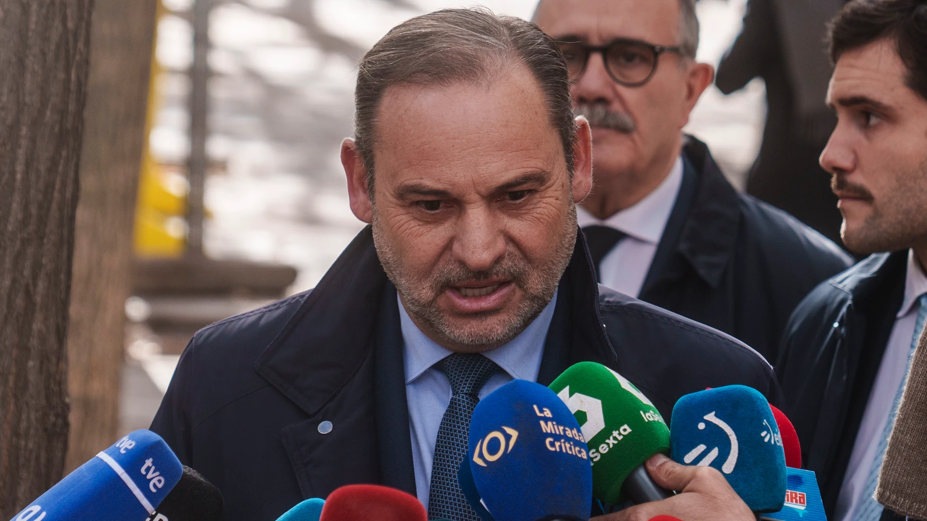 José Luis Ábalos a su salida del Tribunal Supremo