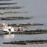 Un bateeiro fallece en el naufragio de un barco en O Grove