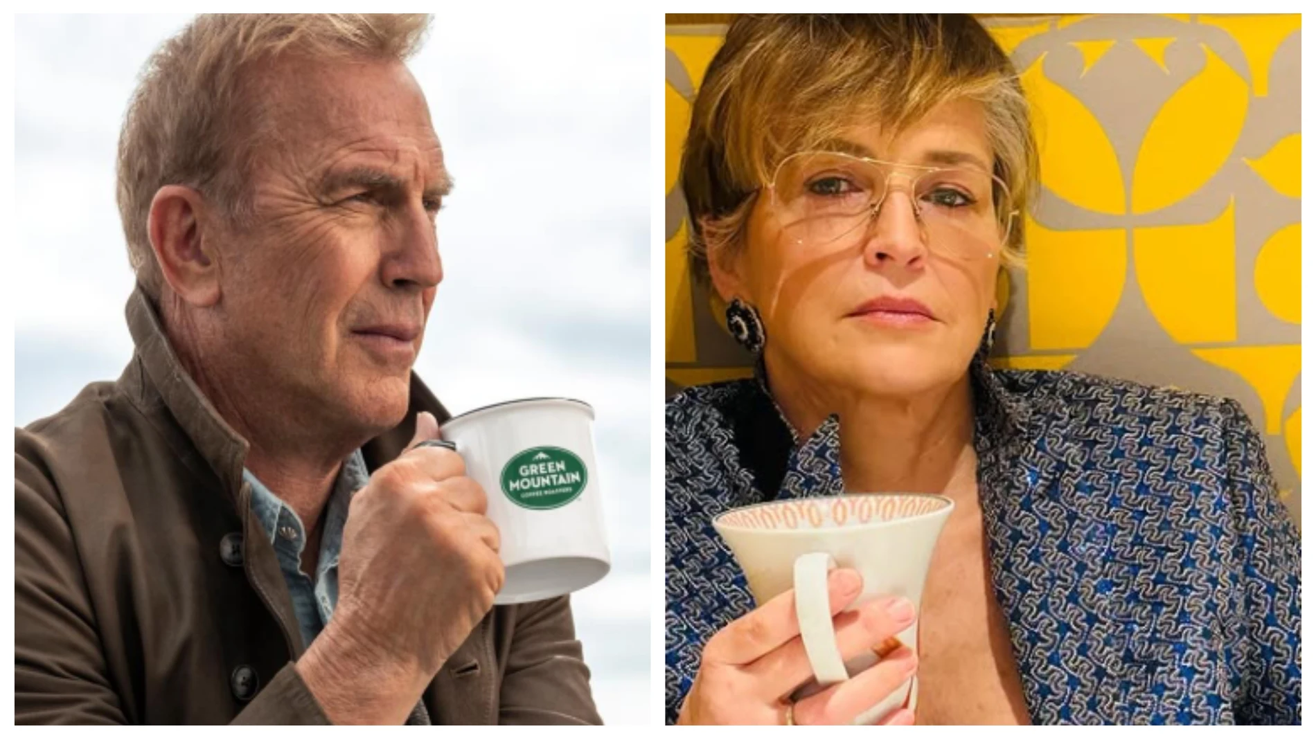 Kevin Costner y Sharon Stone