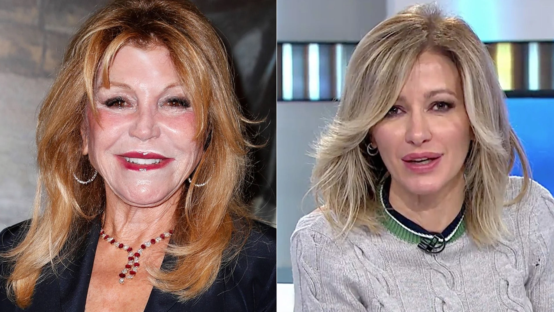La baronesa Thyssen y Susanna Griso