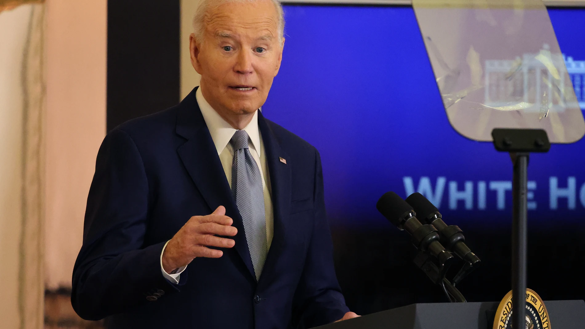 USA9762. WASHINGTON (ESTADOS UNIDOS), 11/12/2024.- El presidente de los Estados Unidos, Joe Biden, habla durante la primera conferencia de la Casa Blanca sobre la Investigación en Salud de la Mujer este miércoles en Washington (Estados Unidos). EFE/ Octavio Guzmán