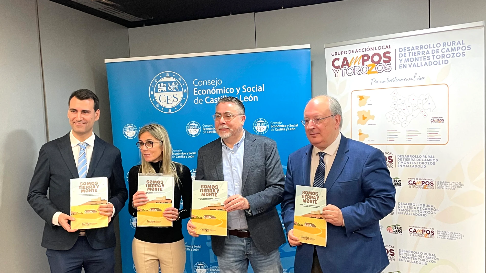 Javier Paniagua y María Rocío Antolín presentan el proyecto junto a David Esteban y Enrique Cabero