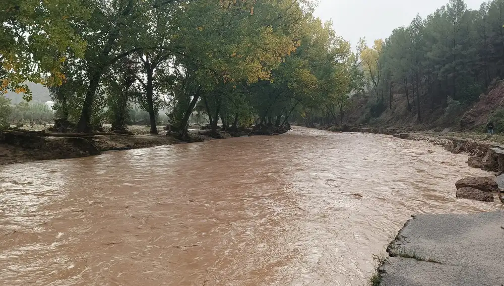 Crecida del Turia, en Calles