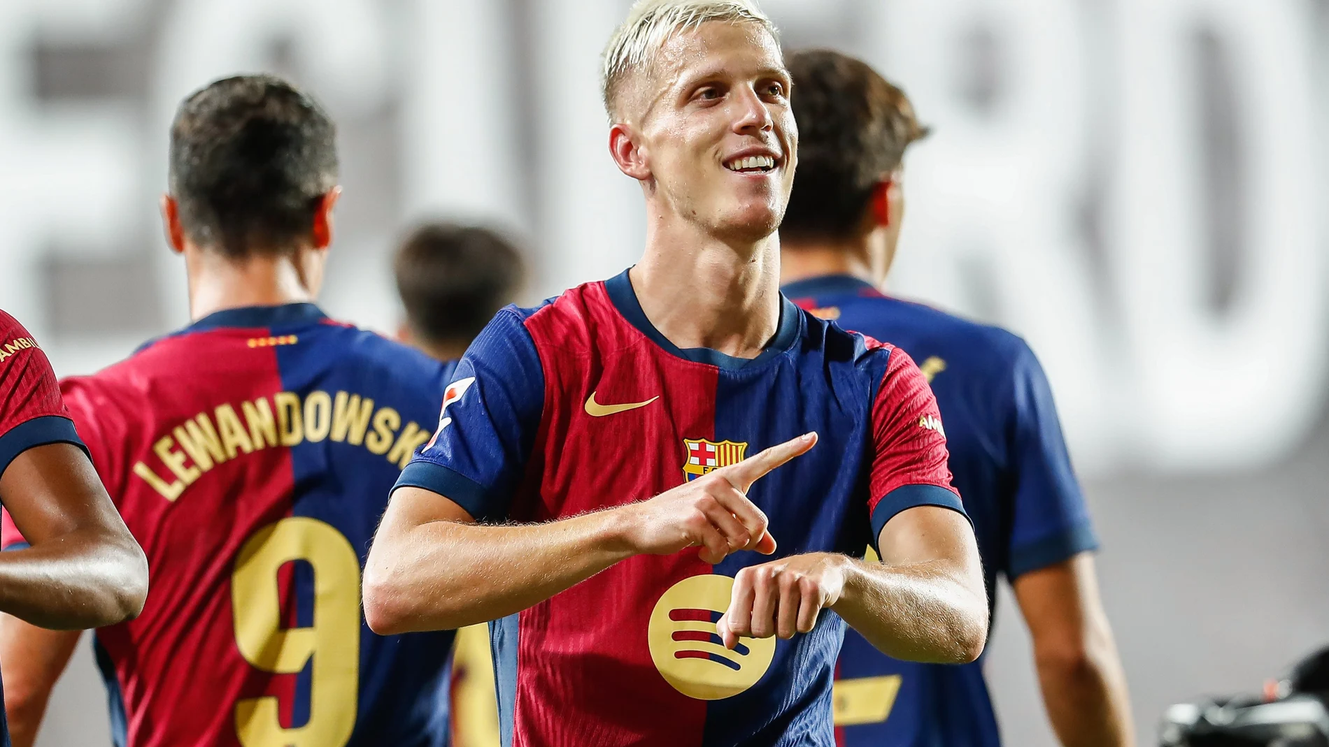 Dani Olmo y su celebración más icónica