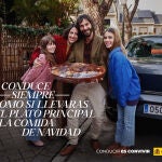 Conduce siempre como si llevaras el plato principal de la comida de Navidad