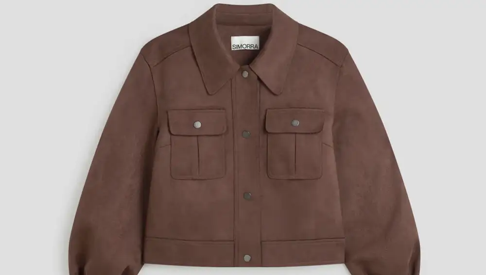 Chaqueta antelina.