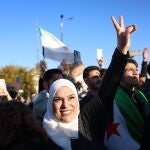 Syrian people celebrate opposition victory in Damascus