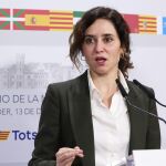 MADRID.-Conferencia.- Ayuso critica el formato de la cita e insta a que se convoque de forma periódica
