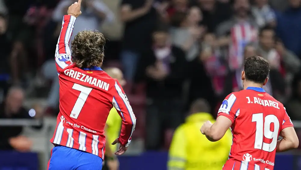 Fútbol.- Griezmann-Álvarez, la pareja de moda en el Atlético de Madrid