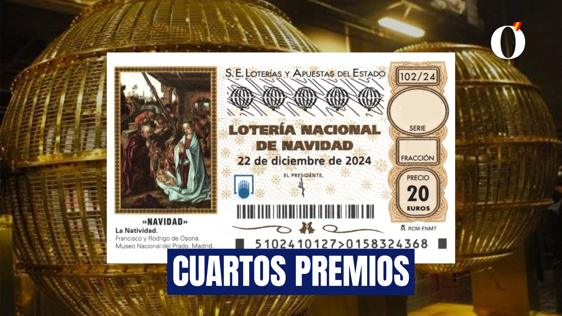 Los cuartos premios de la Lotería de Navidad 2023: comprueba tu número