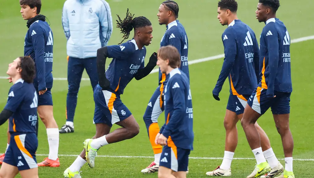 Entrenamiento del Real Madrid