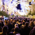 Alumbrado en Puente Genil, uno de los más importantes de España