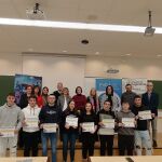 Estudiantes y profesores de la Universidad de León en el reto planteado por FACyL