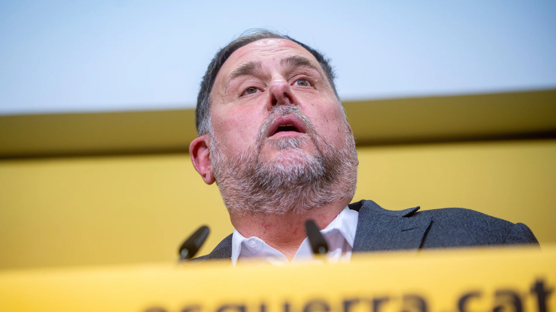 Oriol Junqueras durante la votación de la segunda vuelta del 30 Congreso Nacional de ERC, a 14 de diciembre de 2024, en Barcelona, Catalunya (España).
