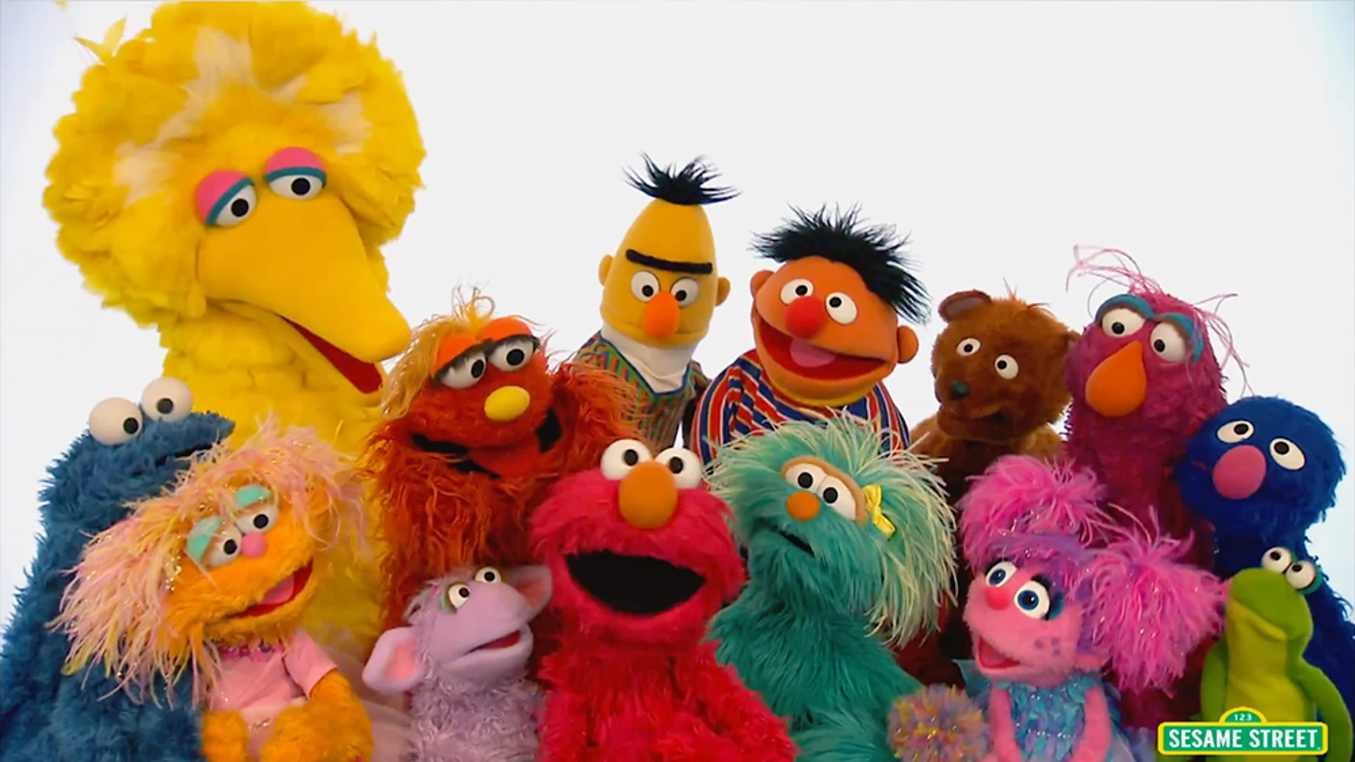 Los personajes de "Barrio Sésamo"