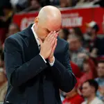 Joan Peñarroya, ante el Casademont Zaragoza