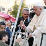 El Papa Francisco visita Córcega