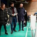El secretario general del Partido Socialista de Castilla y León, Luis Tudanca, acude a la entrega del Premio ‘Mujer emprendedora CIAMIvq'' en el marco de la XIII Feria de Emprendedoras de Villaquilambre
