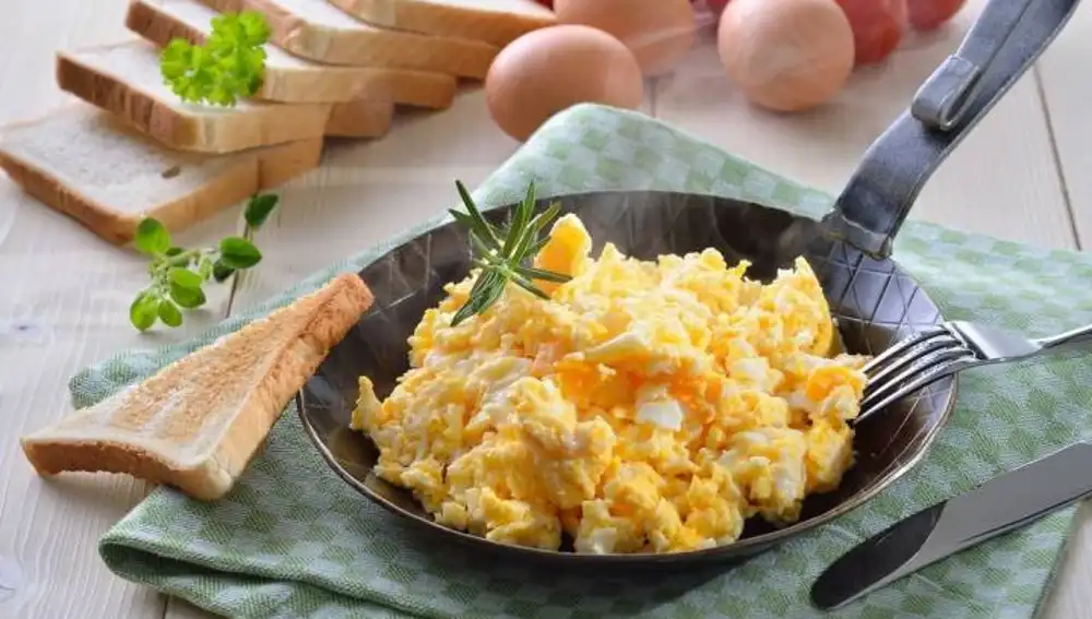 Los huevos son muy recomendables para la resaca.