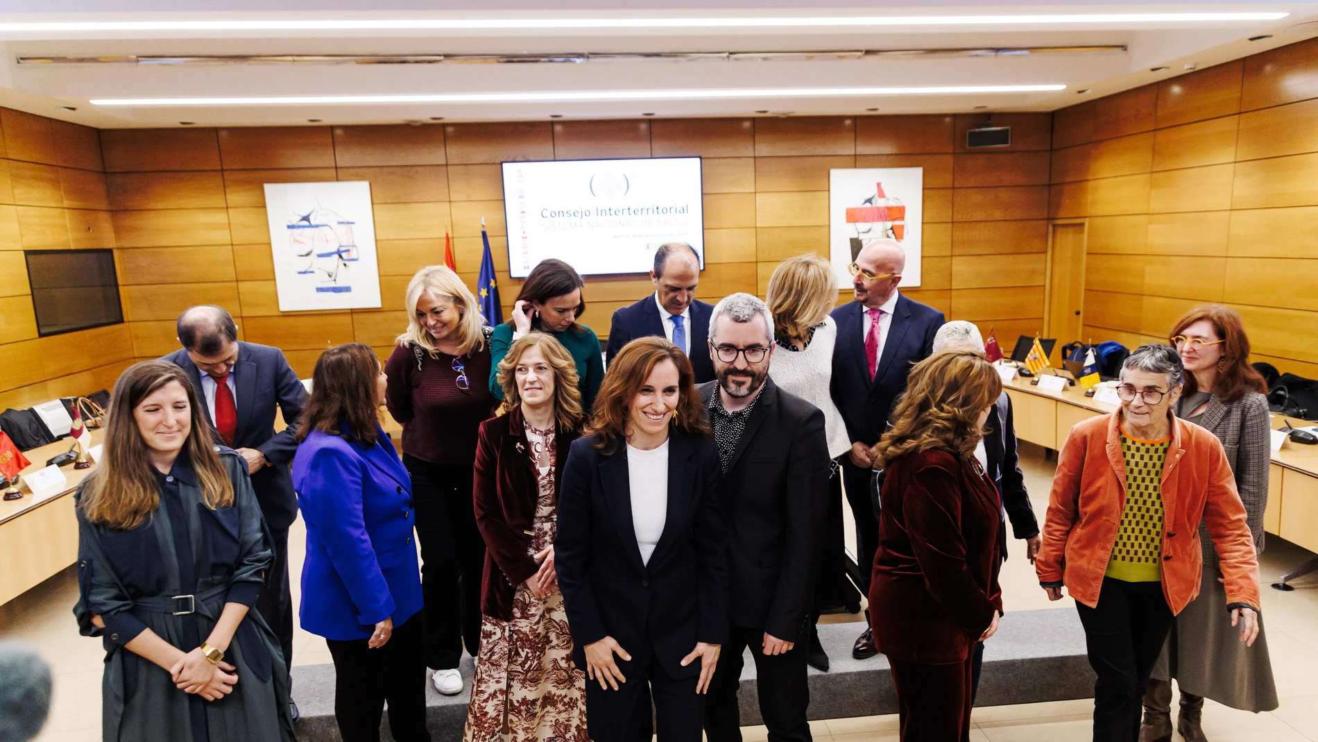 Foto de familia del Pleno del Consejo Interterritorial del Sistema Nacional de Salud (CISNS), celebrado ayer