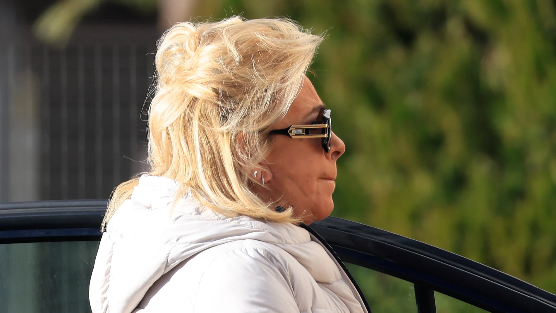 Carmen Borrego, hoy llegando a Mediaset