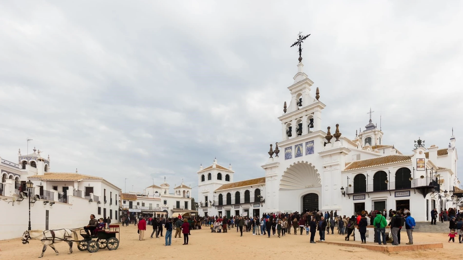 Aldea del Rocío en Almonte (Huelva)