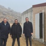 El presidente de la Diputación de Zamora, Javier Faúndez, visita la ETAP de Cuelgamures