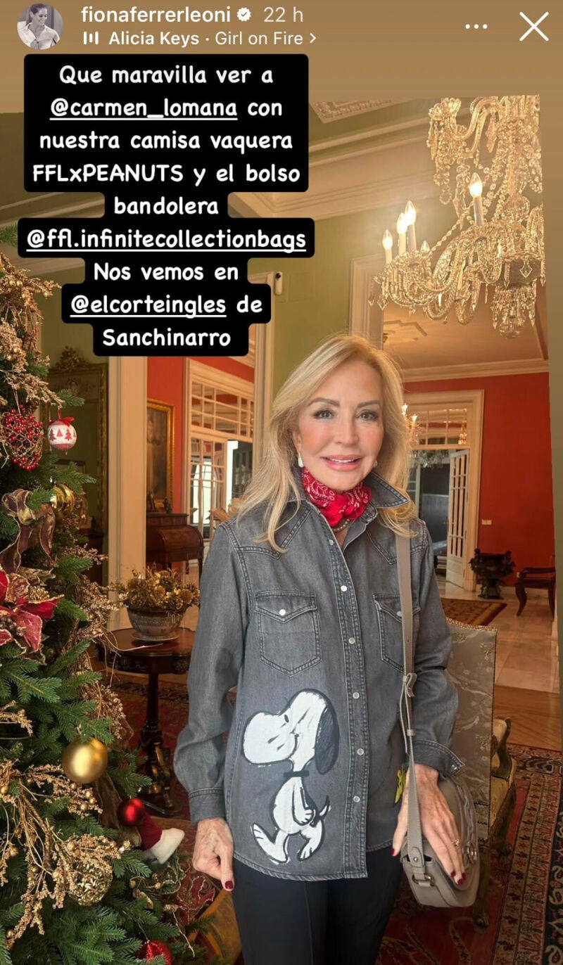 El look de Carmen Lomana.