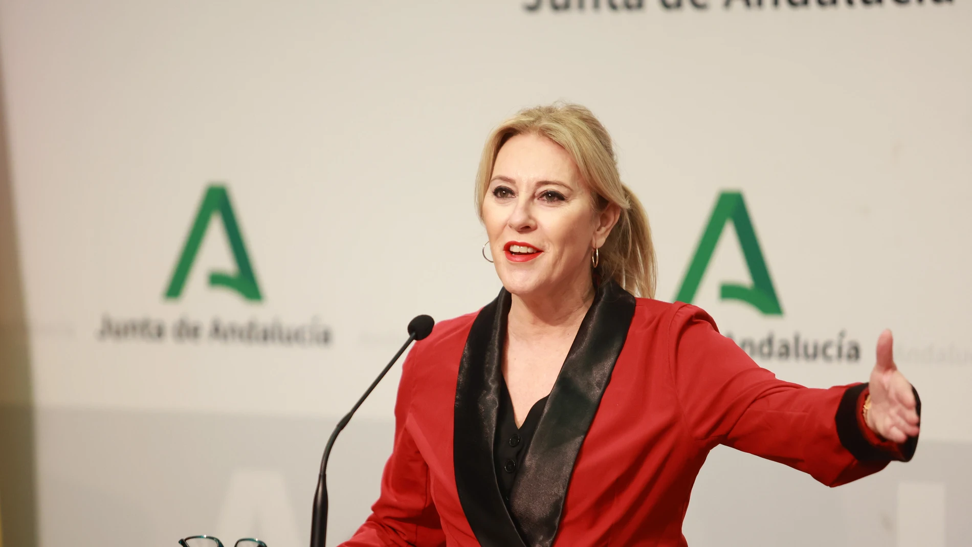 Carolina España, consejera de Economía y portavoz del Gobierno andaluz