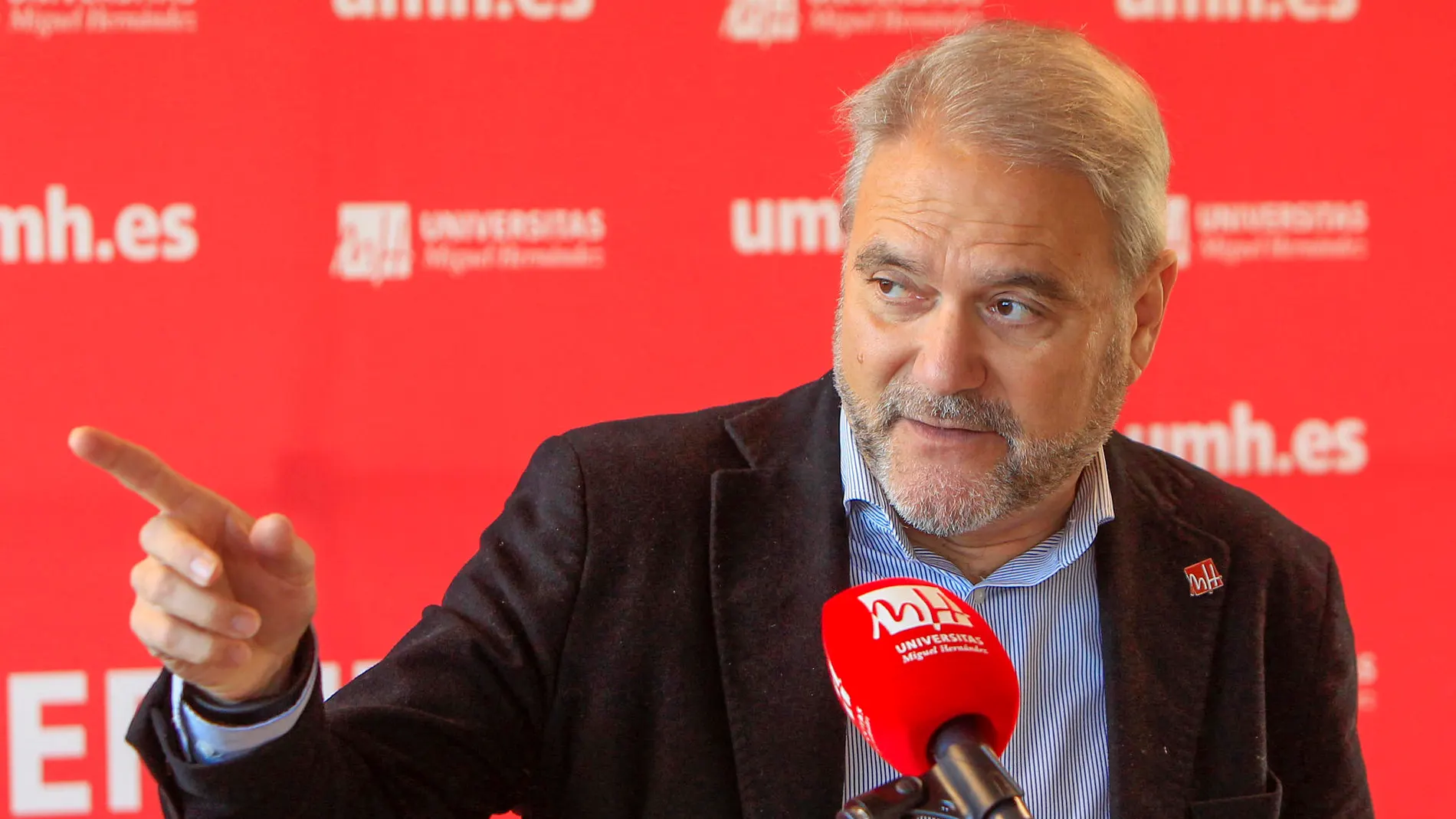 El rector de la Universidad Miguel Hernández Elche, UMH, Juan José Ruiz