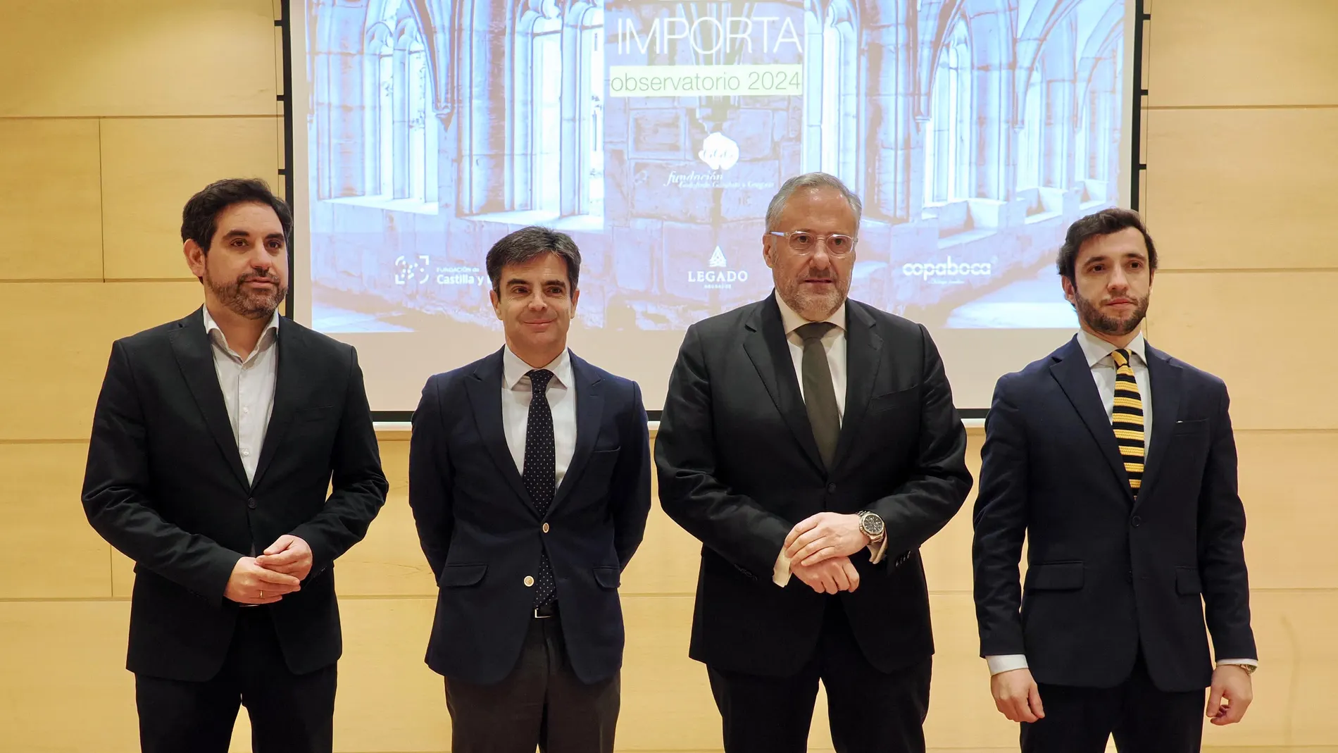 Carlos Pollán en la presentación del Observatorio de la Cultura ‘Castilla y León Importa 2024’ de la Fundación Godofredo Garabito y Gregorio