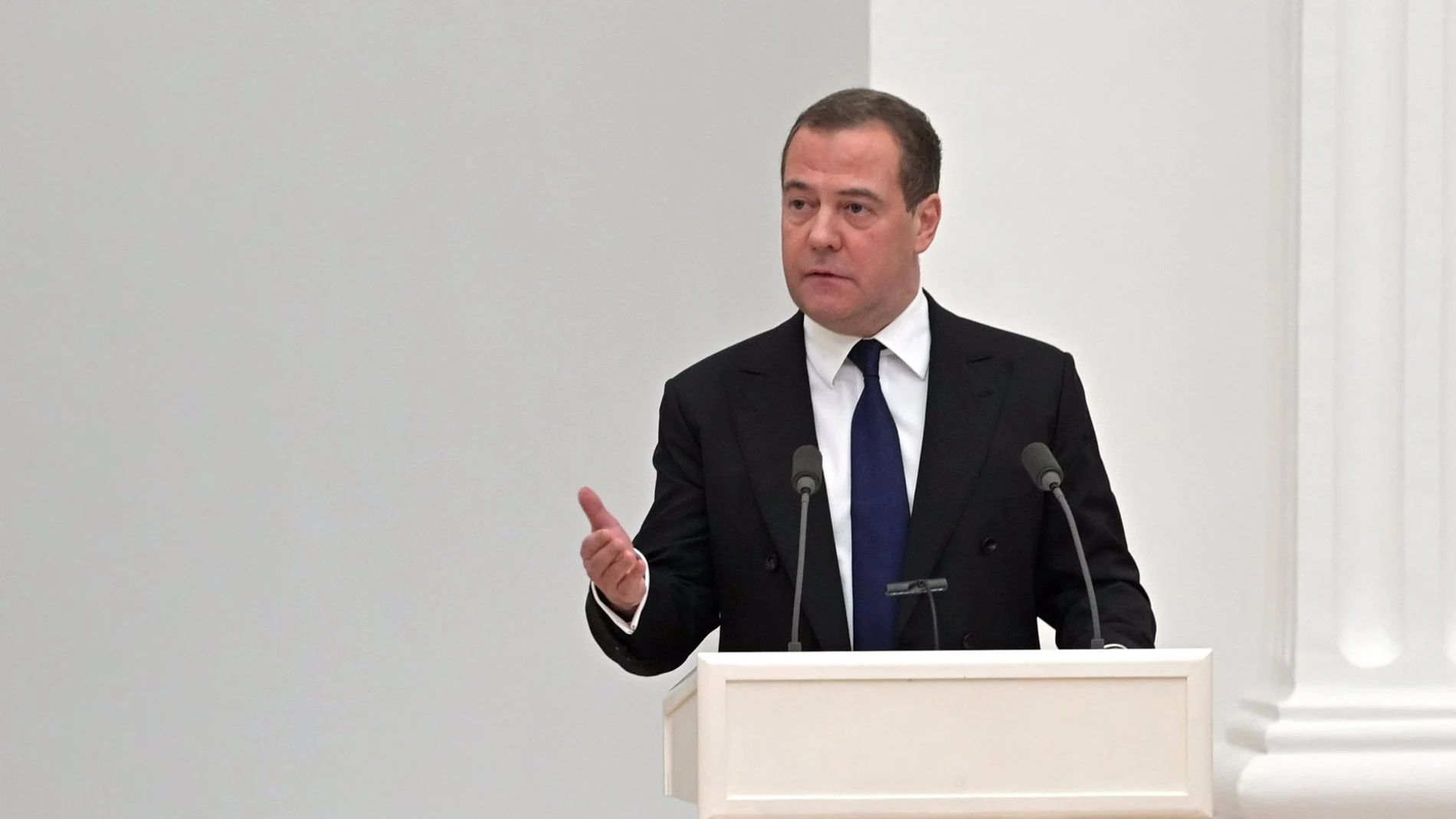 Rusia.-Medvedev habla de "castigo inevitable" contra Kiev por la muerte del jefe de las fuerzas de protección nuclear