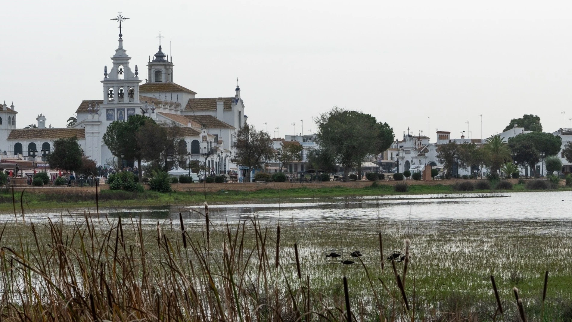 Aldea del Rocío, en Almonte (Huelva)