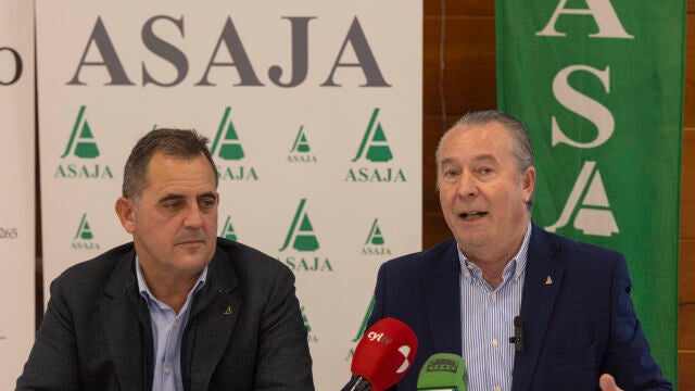 Donaciano Dujo y Juan Luis Delgado, de Asaja, hacen balance de este 2024 en el campo