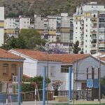 Vista panorámica del barrio de La Palmilla, en Málaga 