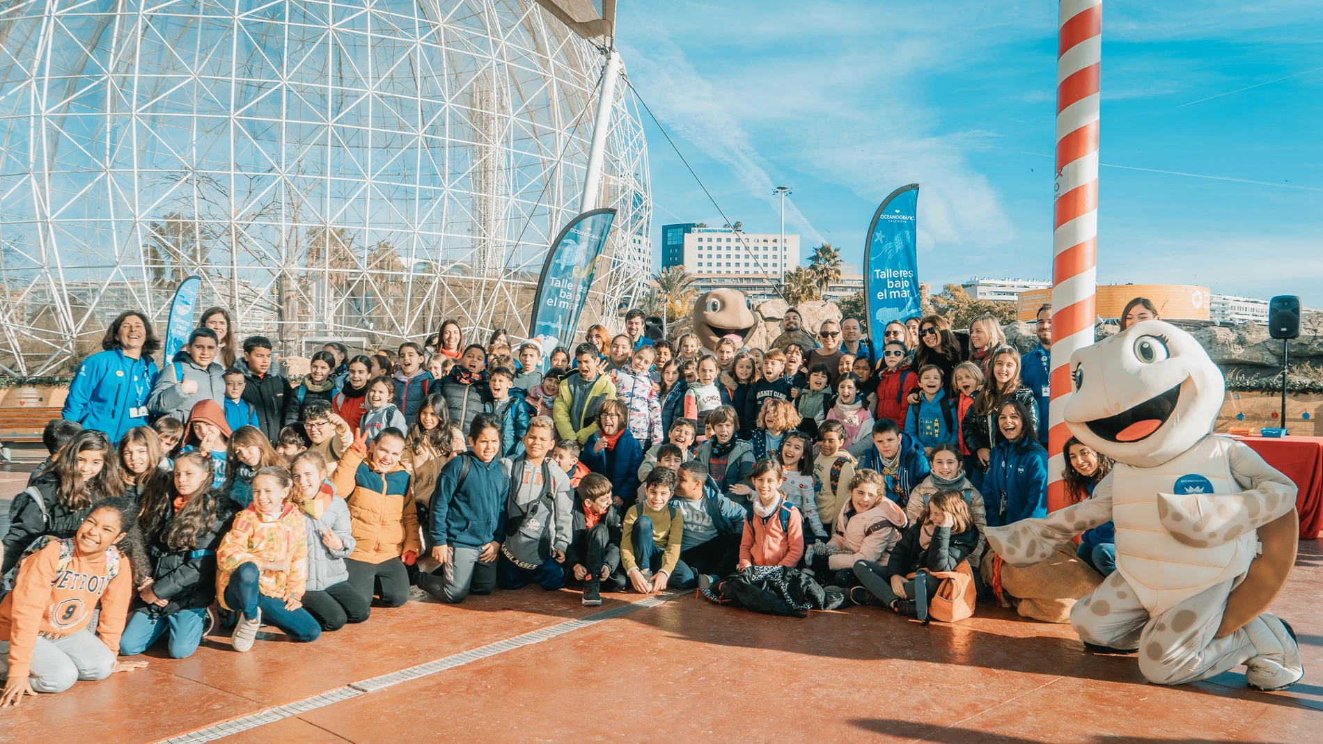Foto de grupo de la presentación de la campaña