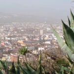 Calima en la ciudad de La Laguna (Tenerife)