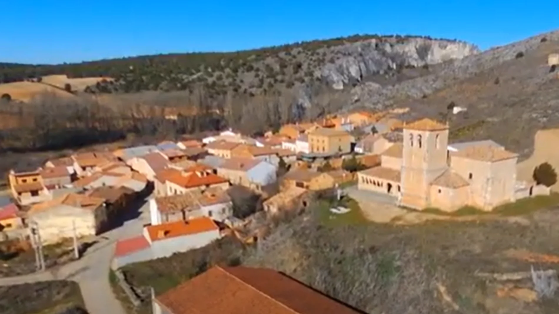 Panorámica de la localidad soriana de Andaluz