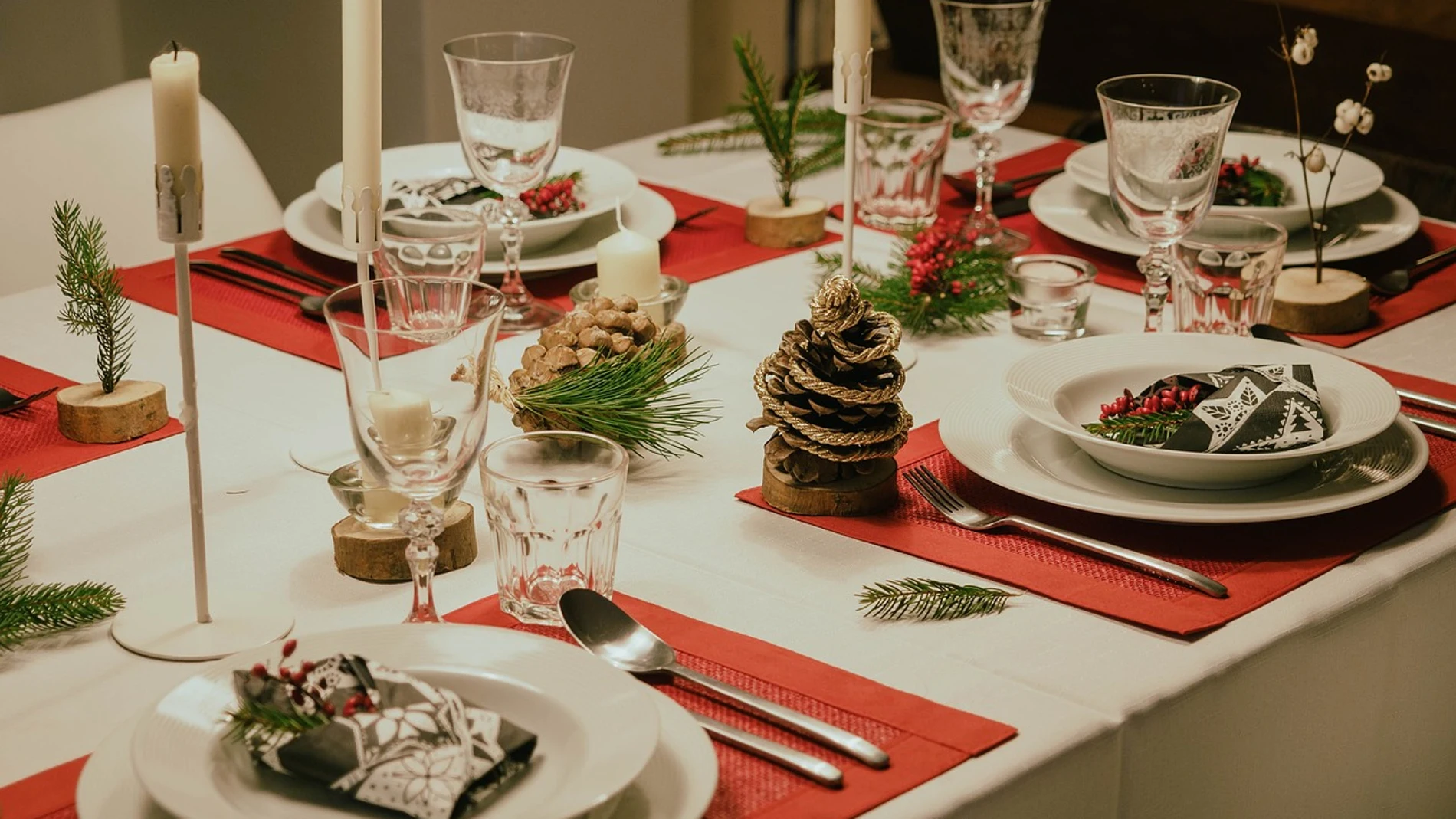 Mesa cena Nochebuena