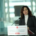 Ayuso inaugura el intercambiador de transportes de Valdebebas