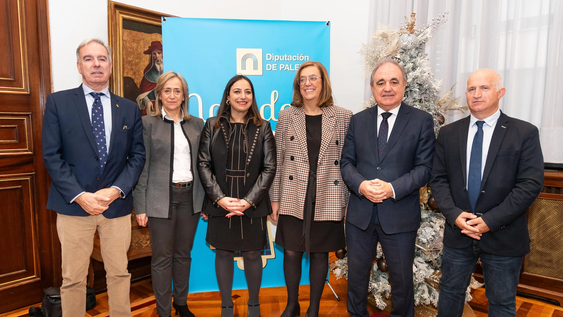 Tradicional desayuno navideño celebrado en el Palacio de la Diputación de Palencia