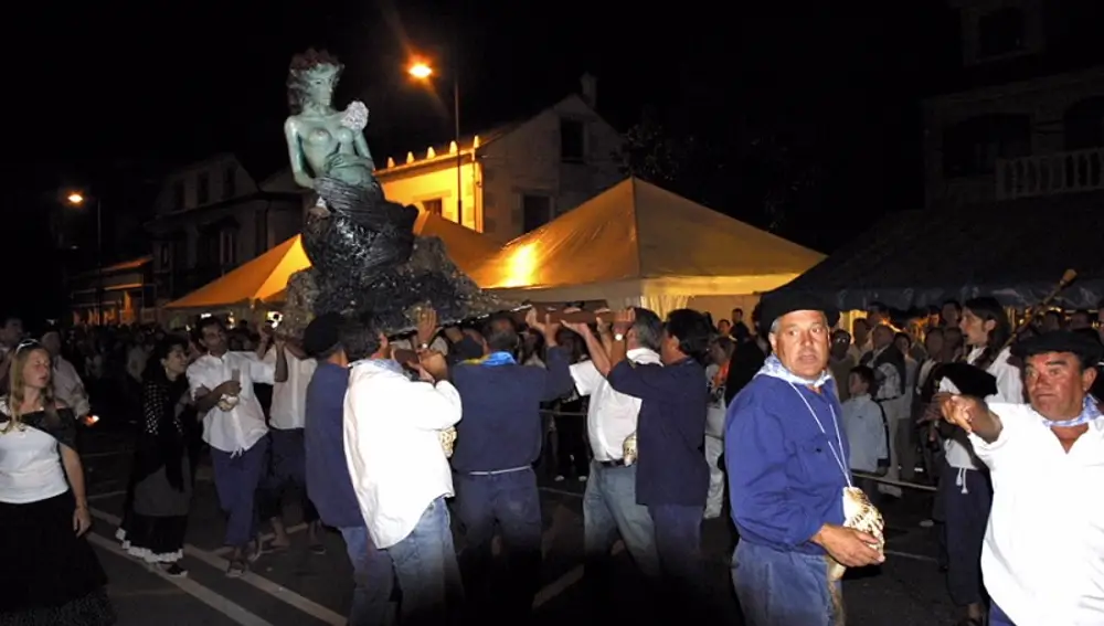 La Maruxaina, transportada para el juicio.