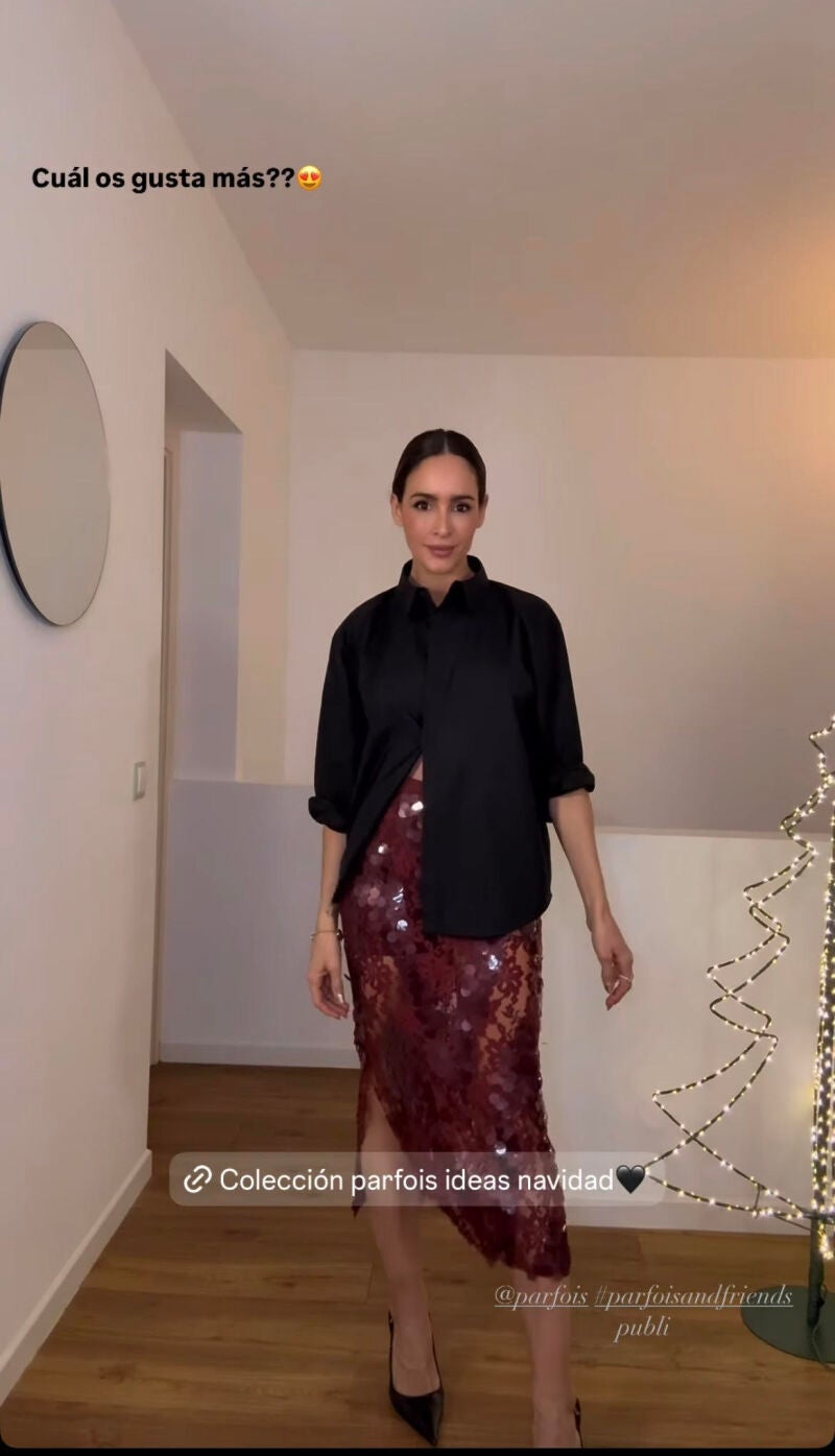 El look de Rocío Osorno.