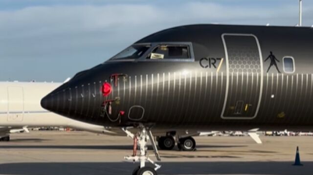El nuevo avión de Cristiano Ronaldo