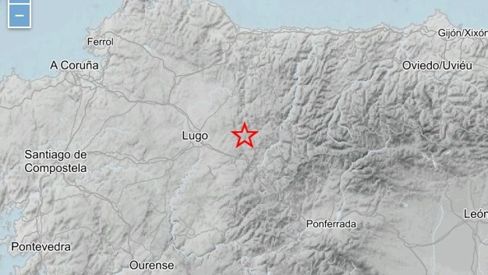Epicentro terremoto Baleira (Lugo). REMITIDA / HANDOUT por Ignacio Cumellas Fotografía remitida a medios de comunicación exclusivamente para ilustrar la noticia a la que hace referencia la imagen, y citando la procedencia de la imagen en la firma 19/12/2024