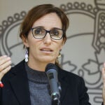 La ministra de Sanidad, Mónica García