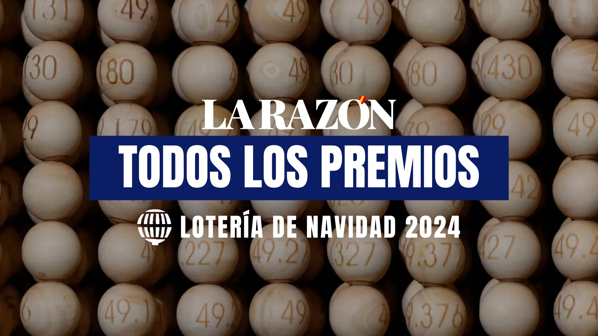 Listado completo de premios de la Lotería de Navidad 2024