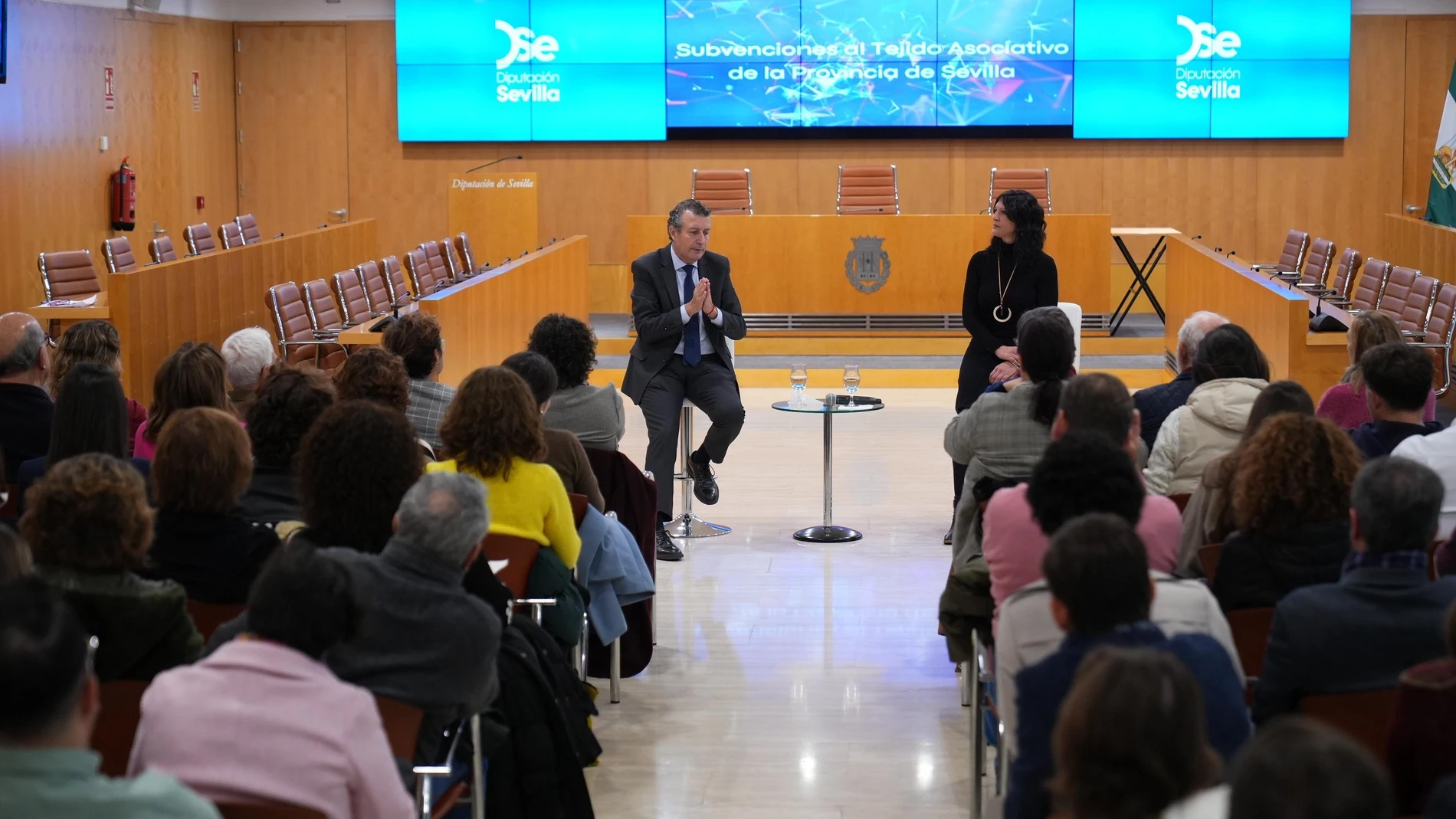 El presidente de la Diputación de Sevilla, Javier Fernández