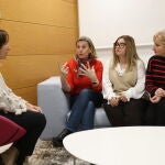 Isabel Blanco y Leticia García durante la inauguración del nuevo centro Atiendo de Zamora