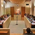 Pleno del Ayuntamiento de Salamanca presidido por Carlos García Carbayo